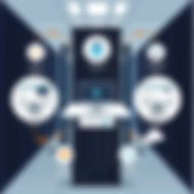 Installation Best Practices for Server Racks Diagram illustrating installation best practices for server racks in data centers.