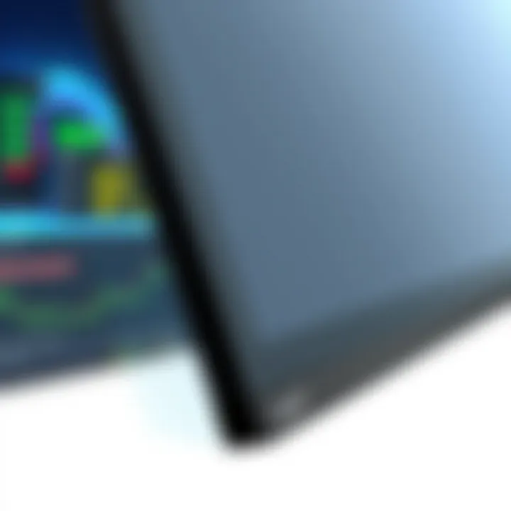 Close-up view of Acer Predator XB272's sleek design