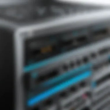 Diagram illustrating the advantages of different HP network switches for diverse environments.