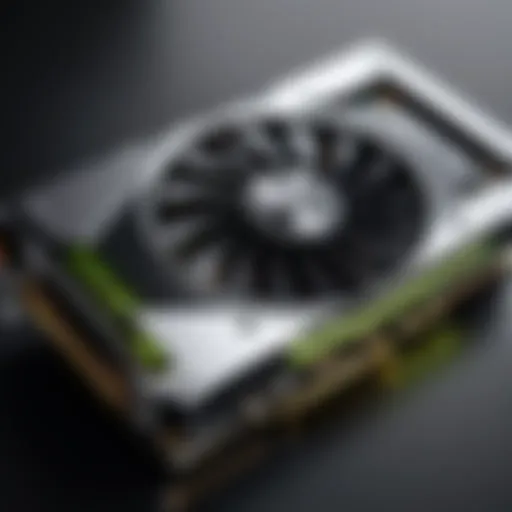 Affordable GeForce RTX graphics card showcasing sleek design