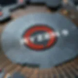 Close-up view of the AMD Ryzen 9 5900X processor showcasing its intricate design.