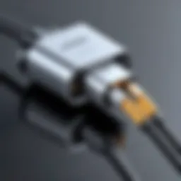 Anker short cable in action, connecting devices seamlessly