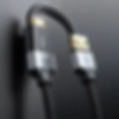 Durable Design Features of Anker Short Cables Close-up of Anker short cable showcasing its durable design