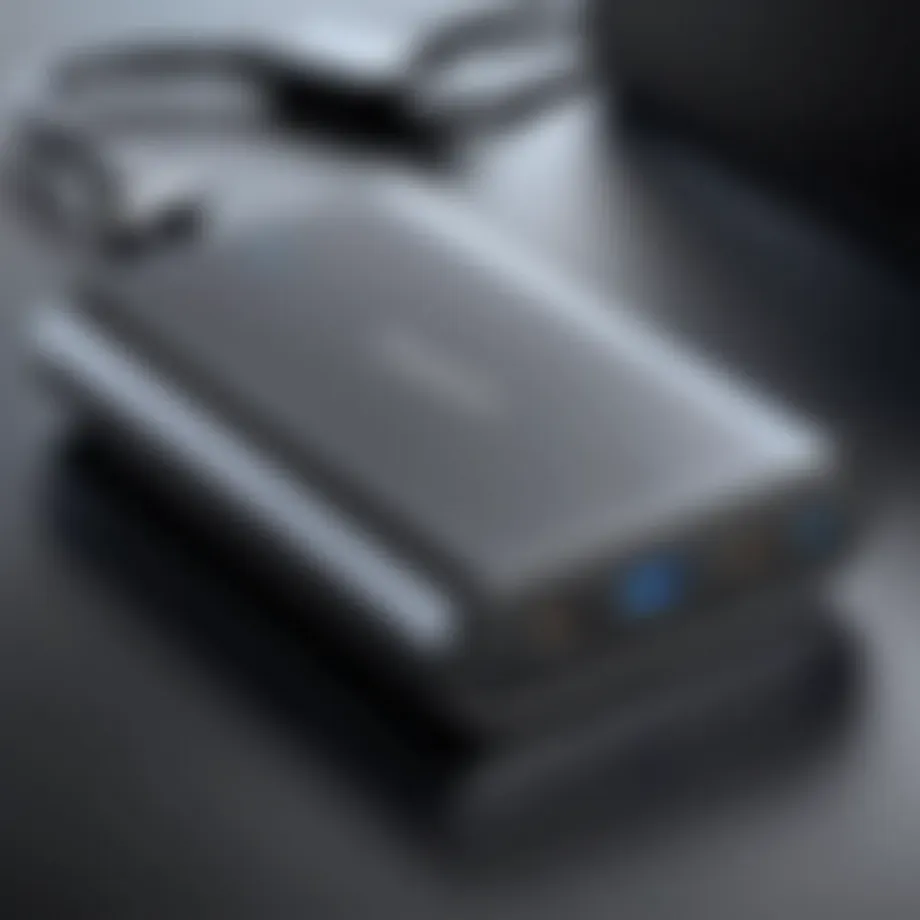 Anker USB C Power Bank showcasing sleek design and compact size