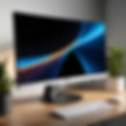 AOC 31.5 Curved Monitor showcasing the sleek design