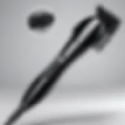 Close-up view of the Babyliss Black Curling Iron showcasing its sleek design and advanced technology