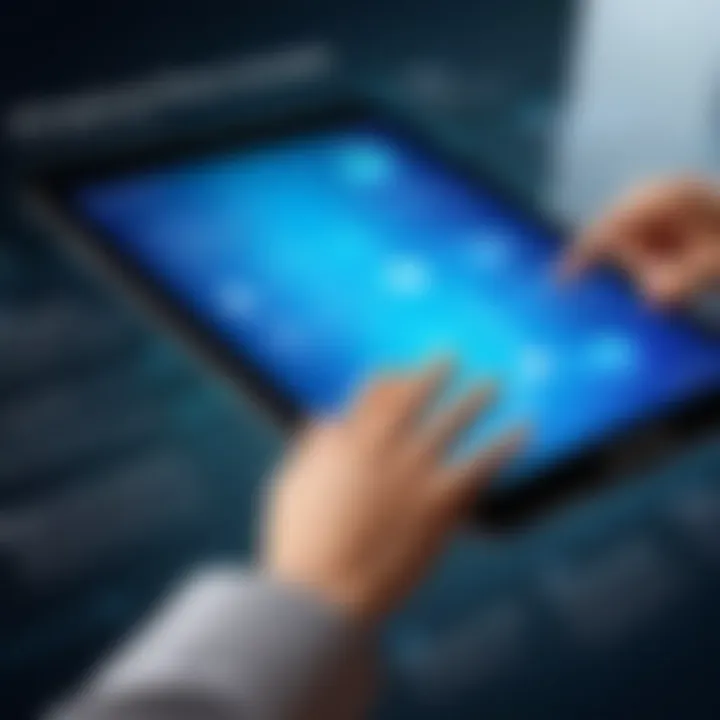 Infographic showcasing the benefits of capacitive touch screens