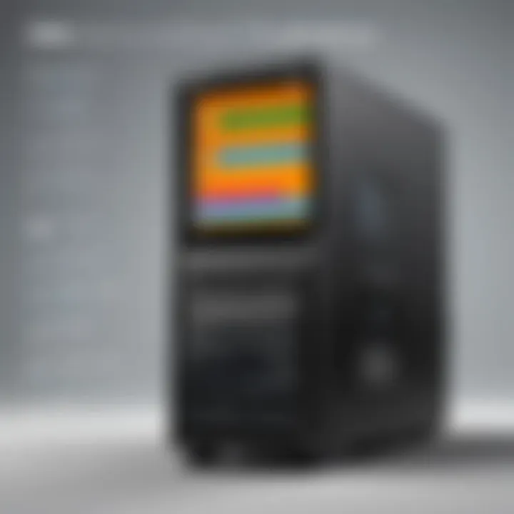 Comparison chart of features in budget business desktops