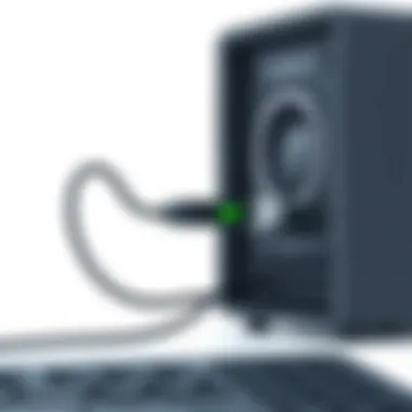 Bluetooth audio receiver connected to a PC