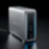 Buffalo Ministation Thunderbolt 2TB device showing sleek design