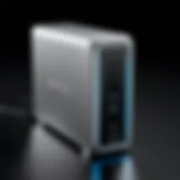 Buffalo Ministation Thunderbolt 2TB device showing sleek design
