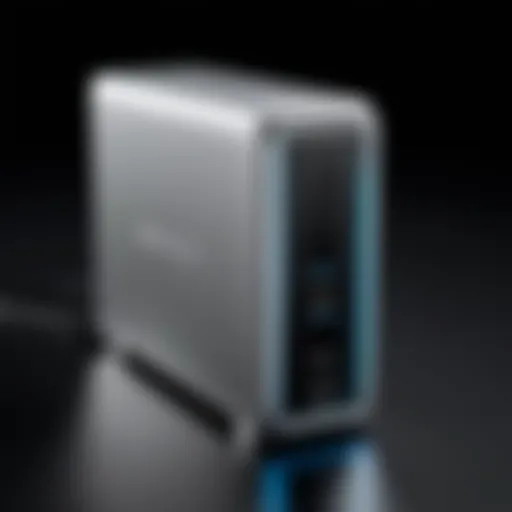 Buffalo Ministation Thunderbolt 2TB device showing sleek design