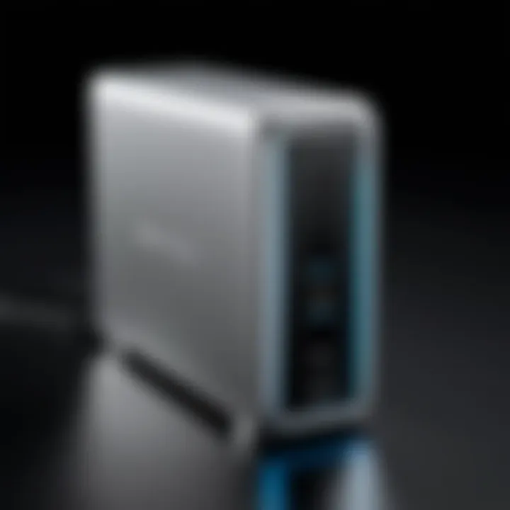 Buffalo Ministation Thunderbolt 2TB device showing sleek design