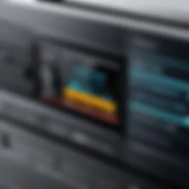 Detailed Audio Controls of CD Cassette Shelf System Close-up view of the audio controls and features on a CD cassette shelf system