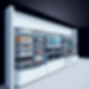 Modern CD shelf system with sleek design