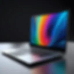 Modern laptop showcasing sleek design