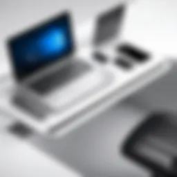 A sleek commuter lap desk designed for productivity