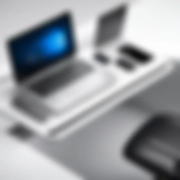 A sleek commuter lap desk designed for productivity