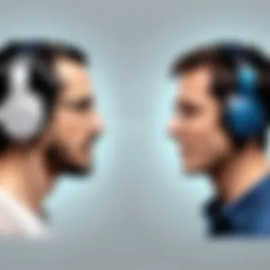 Comparative Analysis: Sound Smart vs Traditional Translators A comparative analysis illustration between sound smart translators and traditional translation methods