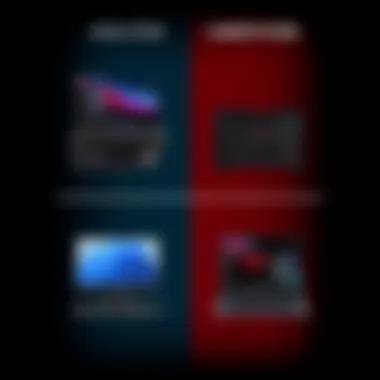 Side-by-side comparison of ASUS ROG Strix with competitor models