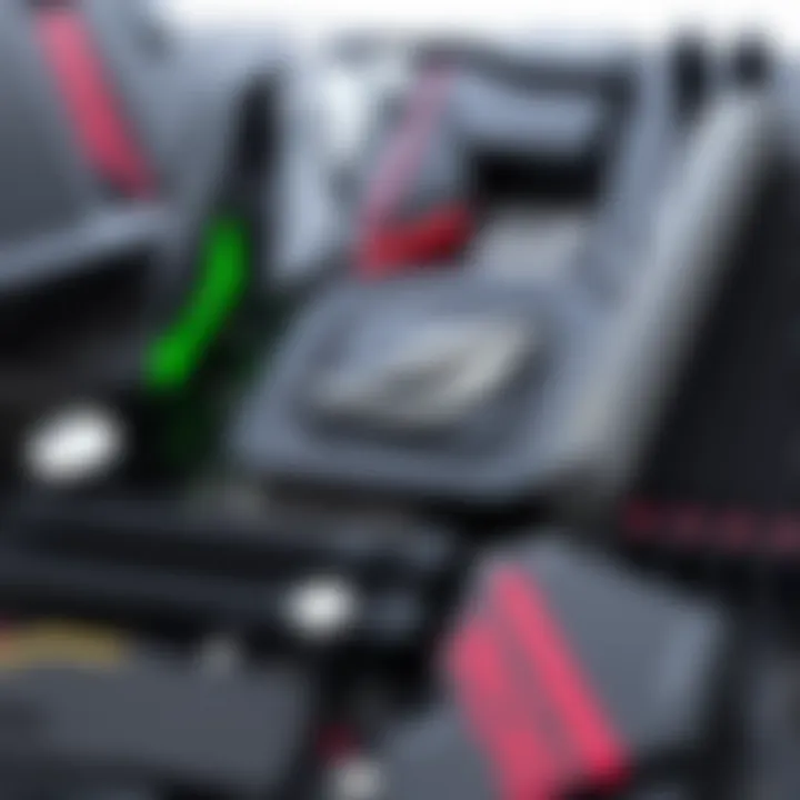 Detailed view of ASUS ROG Strix hardware components