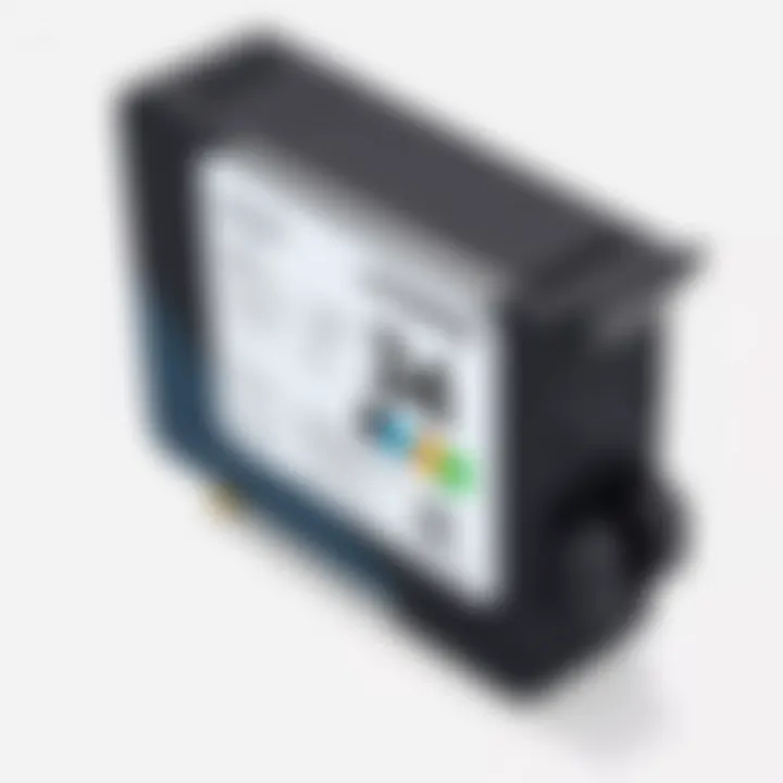 Technical Specifications of Lexmark 34 Ink Cartridge Detailed view of Lexmark 34 ink cartridge showing specifications