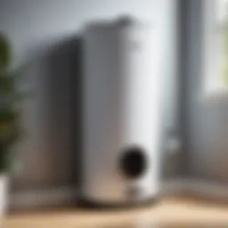 Sleek design of the Vanguard Electric Water Heater showcasing modern aesthetics.