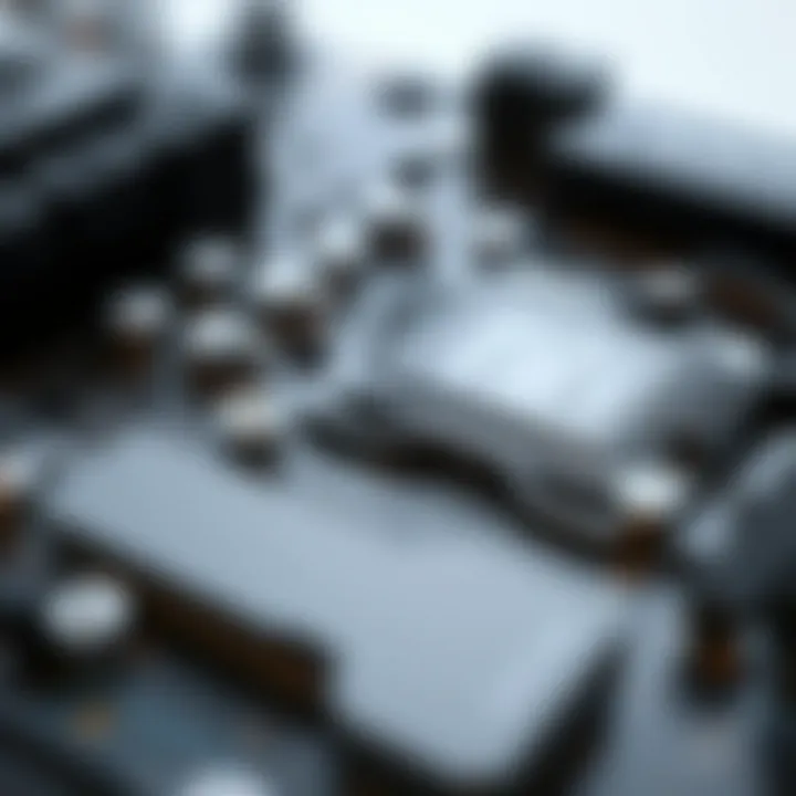 Close-up of Z570 motherboard features highlighting connectivity options