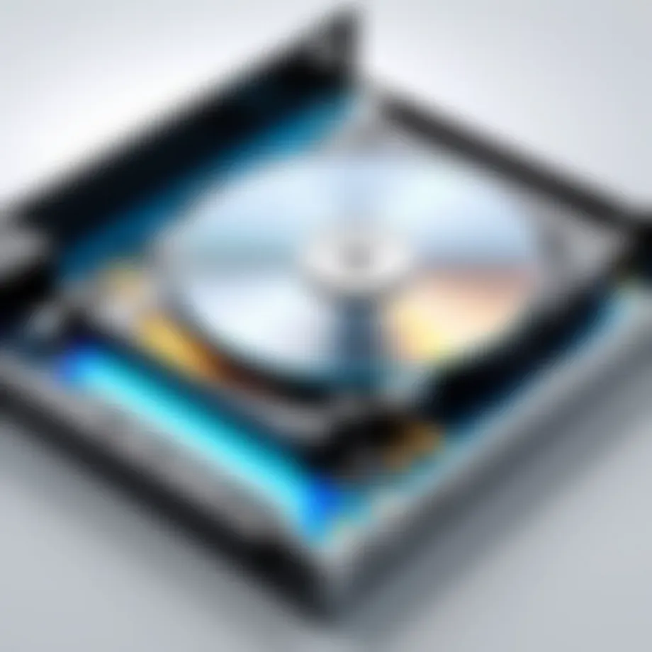 Internal Blu-ray drive showcasing design and features