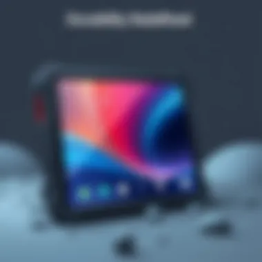 Rugged tablet case designed for durability in extreme conditions