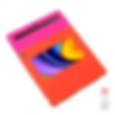 Stylish Teclast P20HD case in vibrant colors