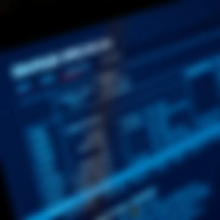Close-up of LED TV specifications on screen