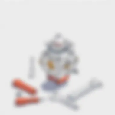 Maintenance tools for Briggs and Stratton 1450 carburetor upkeep