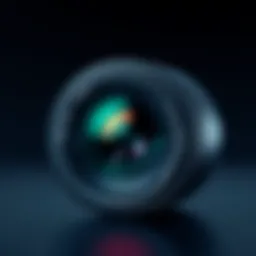 A high-quality lens for Kodak cameras showcasing its intricate design.