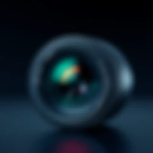 A high-quality lens for Kodak cameras showcasing its intricate design.