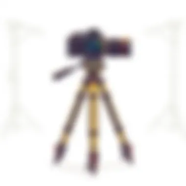 A sturdy tripod suitable for Kodak cameras, illustrating stability and flexibility.