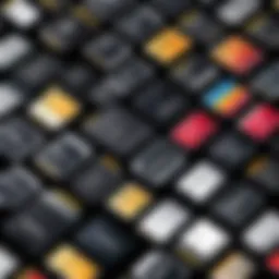 An array of high-capacity memory cards showcasing various brands and types.