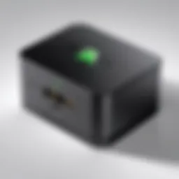 Sleek design of the Xbox Series S wireless adapter showcasing modern aesthetics.