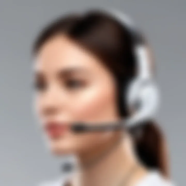 Close-up of Yowu headset's advanced technology