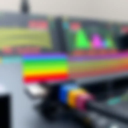 RGB component signal illustration