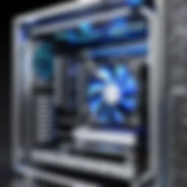 Optimizing Airflow in Custom Computer Builds Diagram illustrating airflow within a computer case