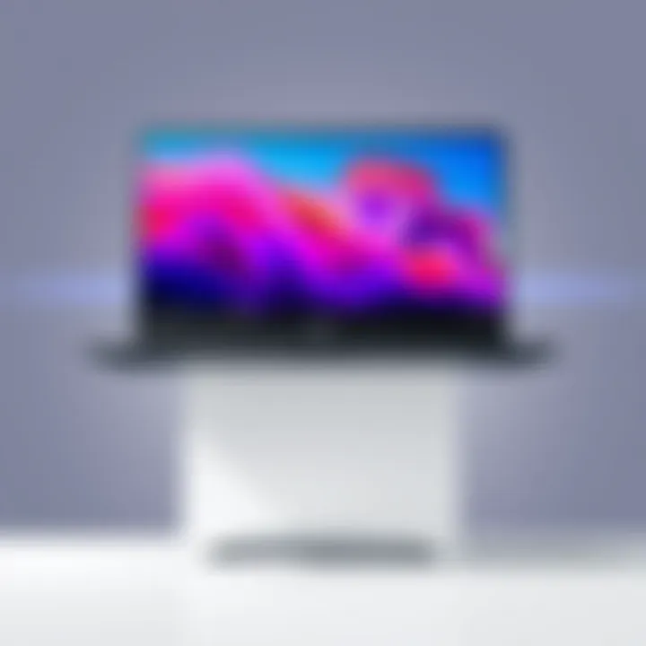 Vibrant Display Quality of Dell Inspiron 7405 High-resolution display of Dell Inspiron 7405 demonstrating vibrant color reproduction.