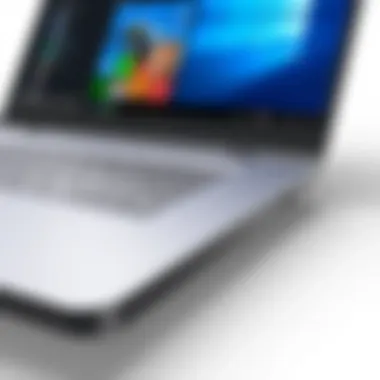 Sleek Exterior of Dell Inspiron 7405 Sleek exterior design of Dell Inspiron 7405 showcasing its modern aesthetics.