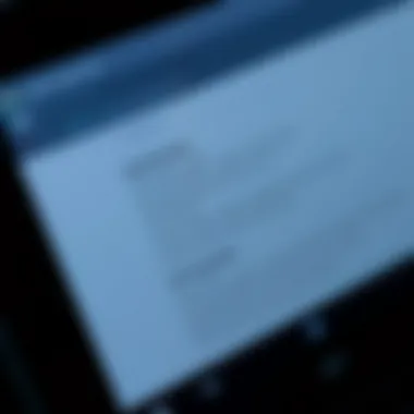 Detailed Specifications of Dell Portable Tablet Close-up of Dell tablet specifications displayed on the screen