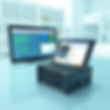 DS3678 cradle positioned in an operational environment demonstrating usability