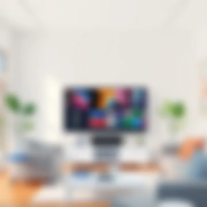 17-Inch TV in a Cozy Living Room 17-inch television in a cozy living room setting