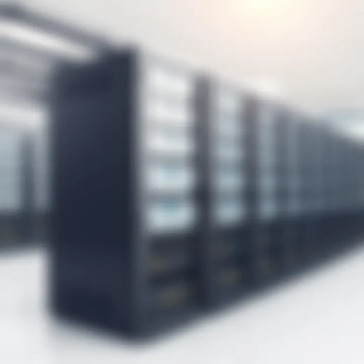 Applications of 42U Server Racks in Data Centers A modern data center featuring multiple 42U server racks in a row