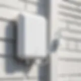External antenna access point installation