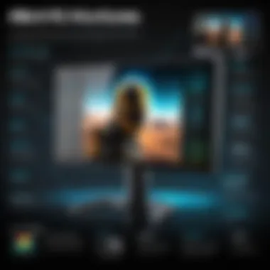 Technical Specifications of Alien Gaming Monitors Technical specifications chart highlighting features of Alien monitors