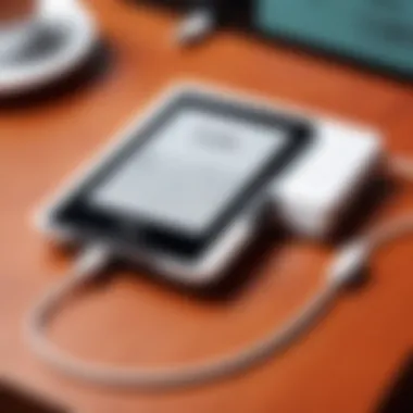 Common Charging Issues and Troubleshooting for Kindle Paperwhite Illustration of common charging issues with the Kindle Paperwhite.